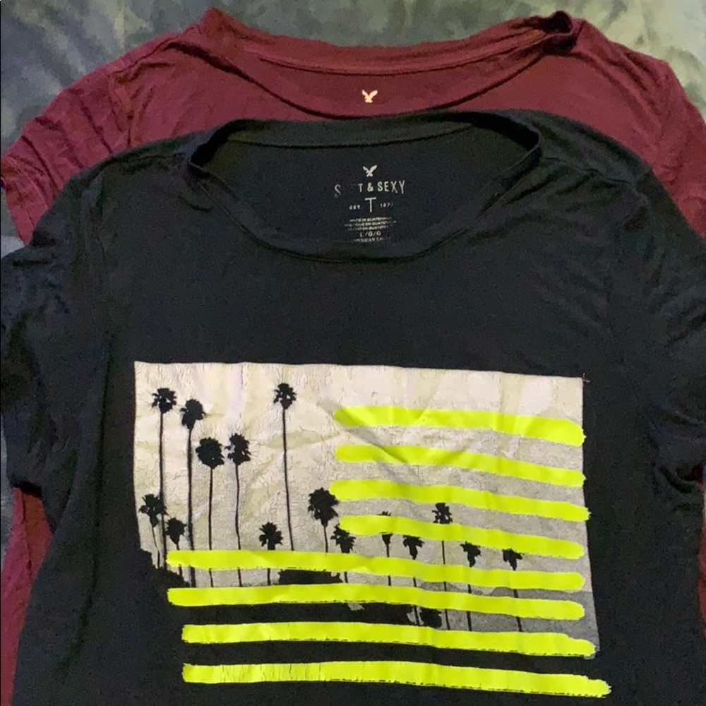 2 American eagle soft and sexy t-shirt